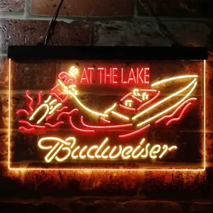 Budweiser At The Lake Neon-Like LED Sign