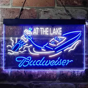 Budweiser At The Lake Neon-Like LED Sign