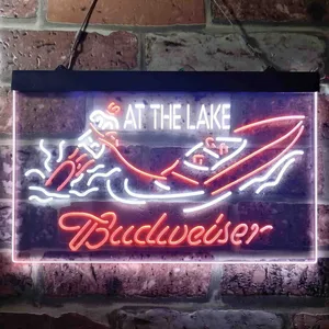 Budweiser At The Lake Neon-Like LED Sign