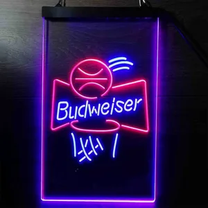 Budweiser Basketball Neon-Like LED Sign