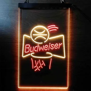 Budweiser Basketball Neon-Like LED Sign