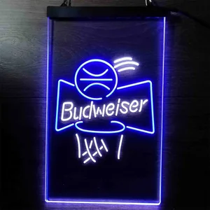 Budweiser Basketball Neon-Like LED Sign