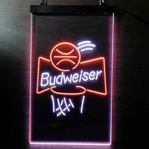 Budweiser Basketball Neon-Like LED Sign