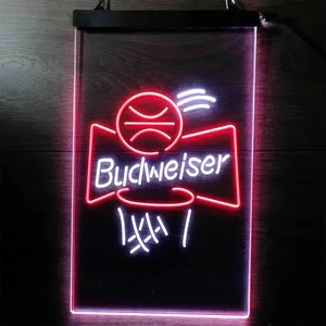 Budweiser Basketball Neon-Like LED Sign