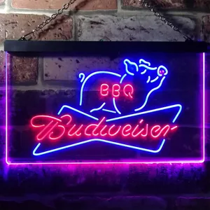 Budweiser BBQ Neon-Like LED Sign