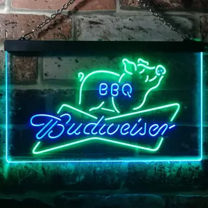 Budweiser BBQ Neon-Like LED Sign