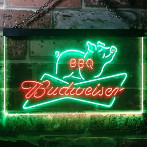 Budweiser BBQ Neon-Like LED Sign