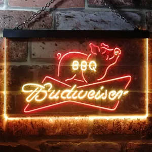 Budweiser BBQ Neon-Like LED Sign