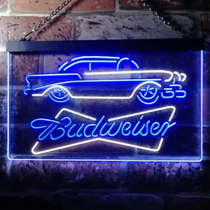 Budweiser Car Neon-Like LED Sign