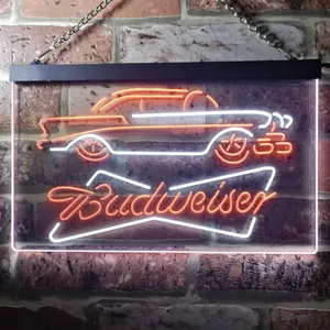 Budweiser Car Neon-Like LED Sign