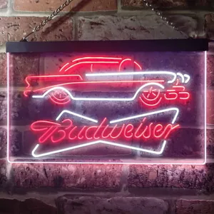 Budweiser Car Neon-Like LED Sign