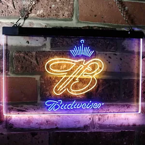 Budweiser Crowned B  Neon-Like LED Sign
