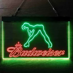 Budweiser Dancer Stripper Neon-Like LED Sign