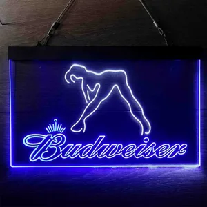 Budweiser Dancer Stripper Neon-Like LED Sign