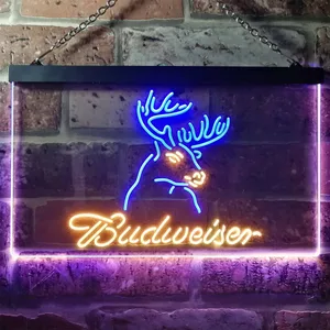 Budweiser Deer 2 Neon-Like LED Sign