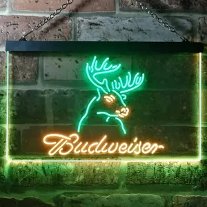 Budweiser Deer 2 Neon-Like LED Sign