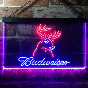 Budweiser Deer 2 Neon-Like LED Sign