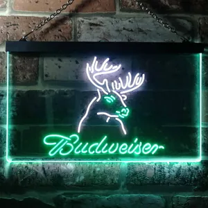 Budweiser Deer 2 Neon-Like LED Sign