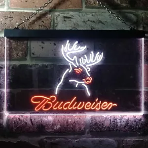Budweiser Deer 2 Neon-Like LED Sign