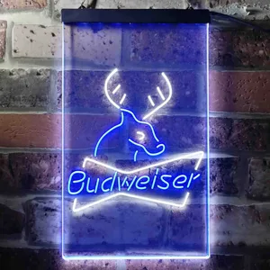 Budweiser Deer Neon-Like LED Sign