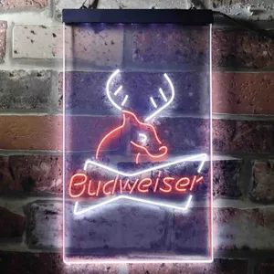 Budweiser Deer Neon-Like LED Sign