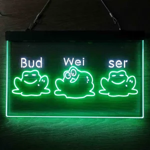 Budweiser Frog 2 Neon-Like LED Sign