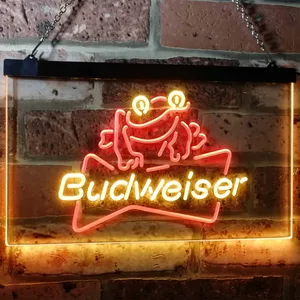 Budweiser Frog Neon-Like LED Sign