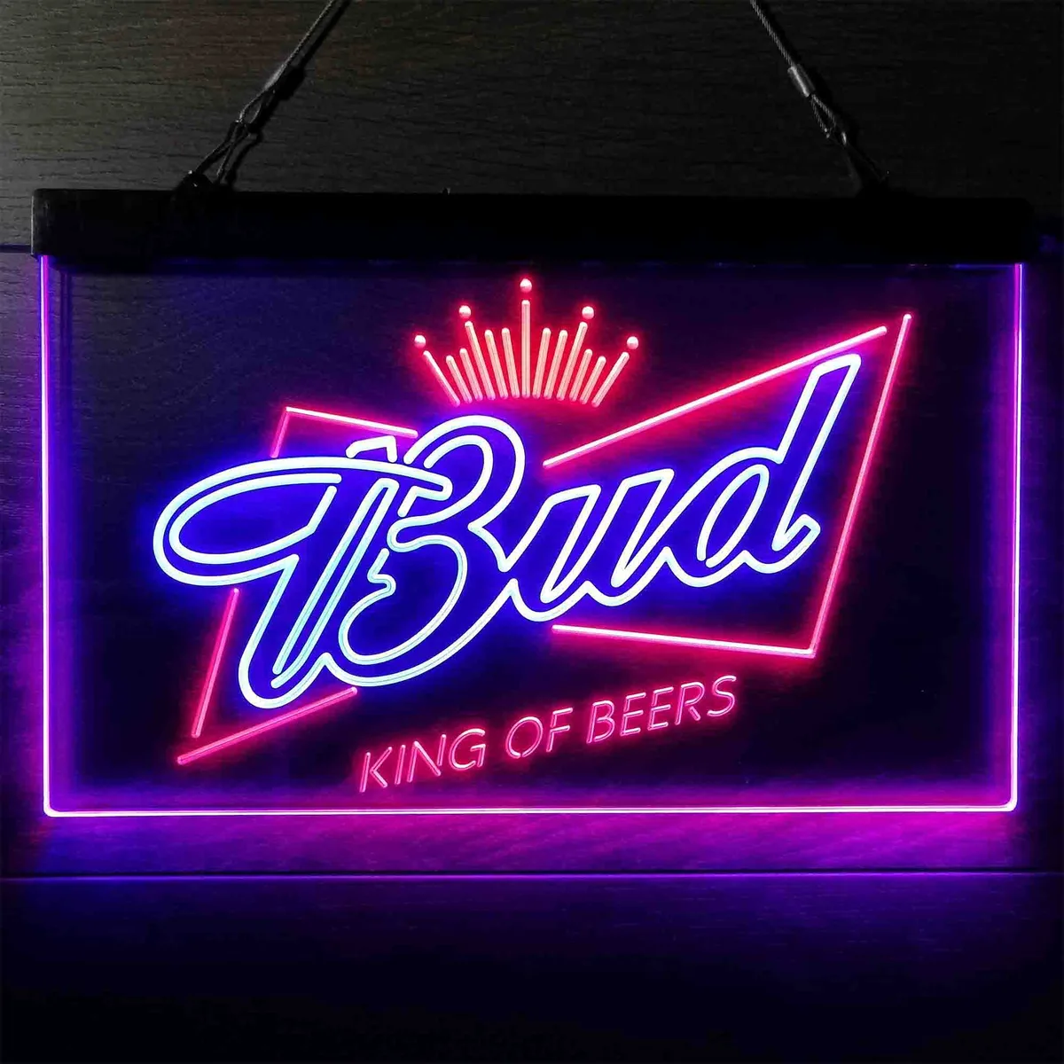 Budweiser King of Beers Neon-Like LED Sign
