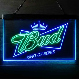 Budweiser King of Beers Neon-Like LED Sign