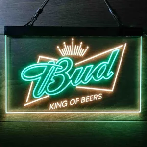 Budweiser King of Beers Neon-Like LED Sign