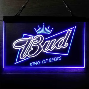 Budweiser King of Beers Neon-Like LED Sign