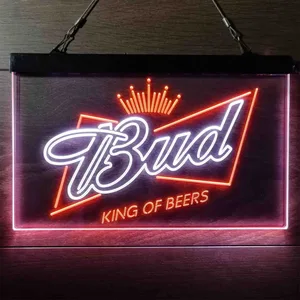 Budweiser King of Beers Neon-Like LED Sign