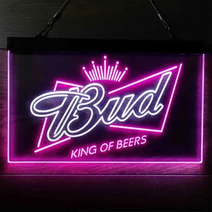 Budweiser King of Beers Neon-Like LED Sign
