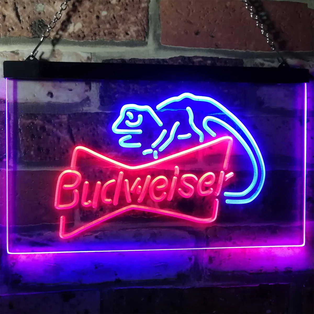 Budweiser Lizard Neon-Like LED Sign
