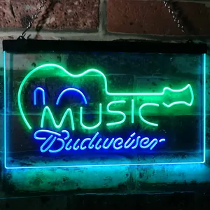 Budweiser Music Neon-Like LED Sign