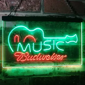 Budweiser Music Neon-Like LED Sign