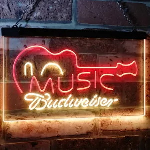 Budweiser Music Neon-Like LED Sign