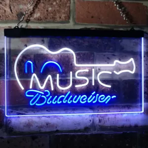 Budweiser Music Neon-Like LED Sign