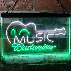 Budweiser Music Neon-Like LED Sign