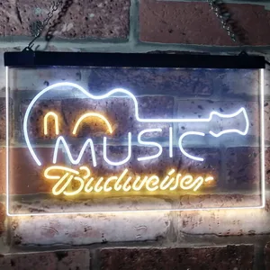 Budweiser Music Neon-Like LED Sign