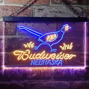 Budweiser Nebraska Bird Neon-Like LED Sign