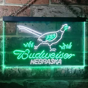 Budweiser Nebraska Bird Neon-Like LED Sign