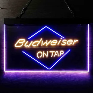 Budweiser On Tap Neon-Like LED Sign