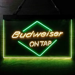 Budweiser On Tap Neon-Like LED Sign