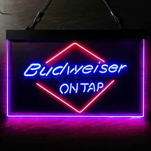 Budweiser On Tap Neon-Like LED Sign
