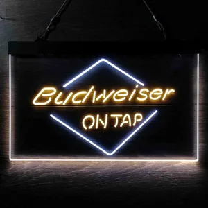 Budweiser On Tap Neon-Like LED Sign