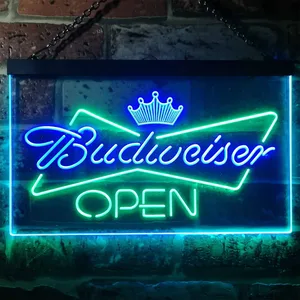 Budweiser Open Store Neon-Like LED Sign