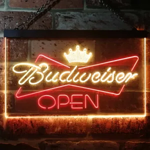 Budweiser Open Store Neon-Like LED Sign