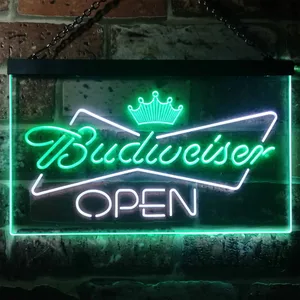Budweiser Open Store Neon-Like LED Sign