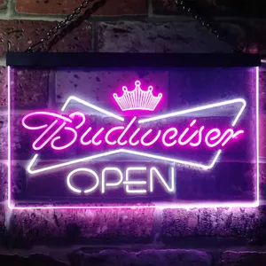 Budweiser Open Store Neon-Like LED Sign